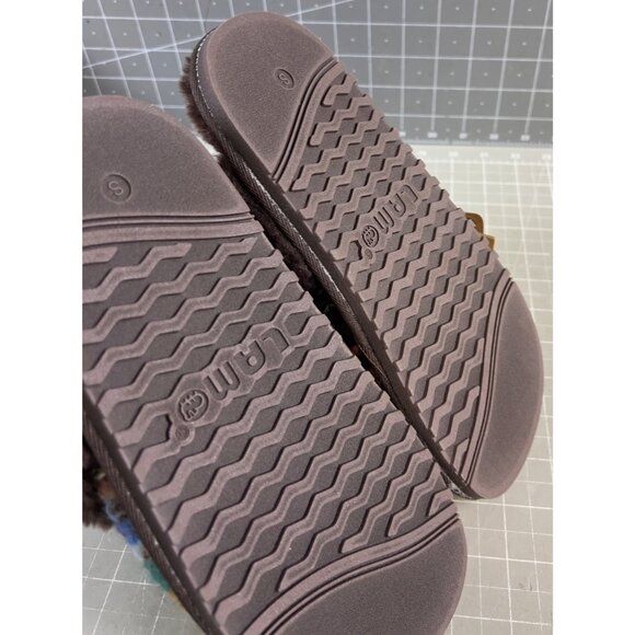 Women's Juarez Scuff Slippers by LAMO Chocolate Sz. 7 Medium New - Picture 6 of 9